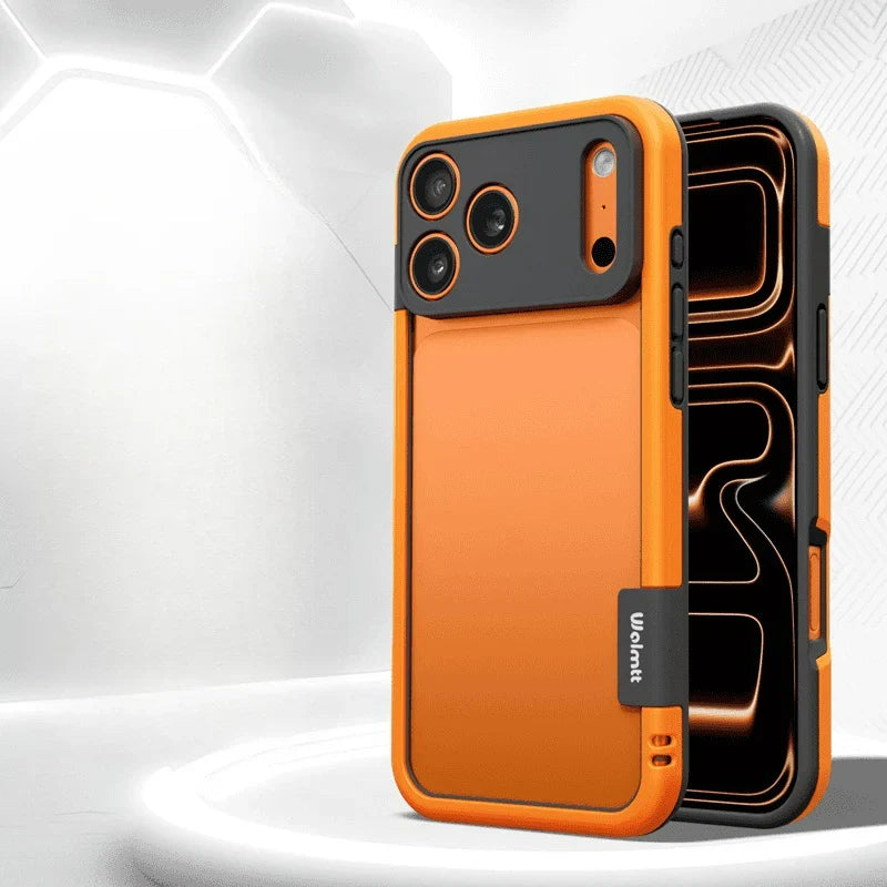 Funda disipadora de calor con marco de silicona suave para iPhone