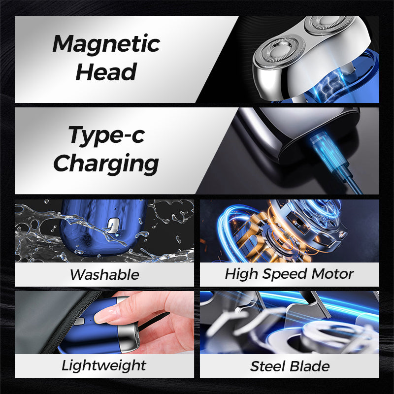 🎉2024 New Upgrade Pocket Shaver USB Mini Shavers