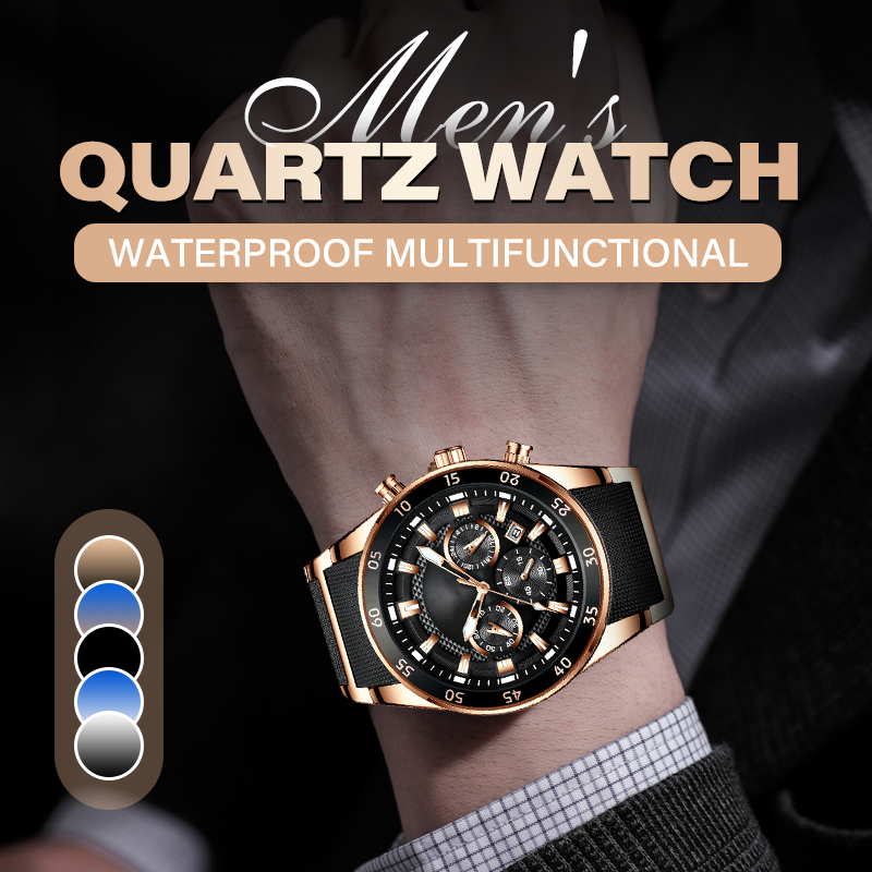 🎁Orologio al quarzo multifunzionale impermeabile