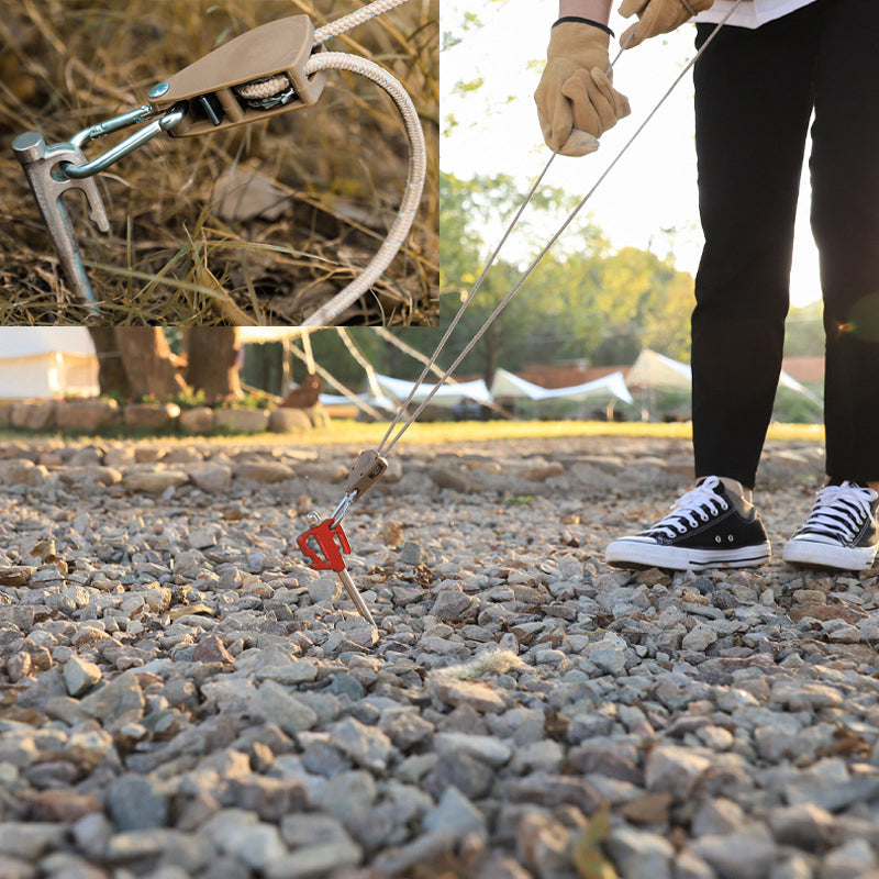 🔥Top-Selling Back-to-School Products Portable Adjustable Fix Camping Rope🌳