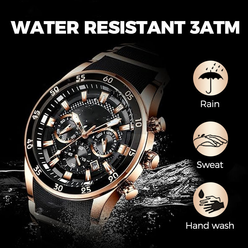 🎁Orologio al quarzo multifunzionale impermeabile