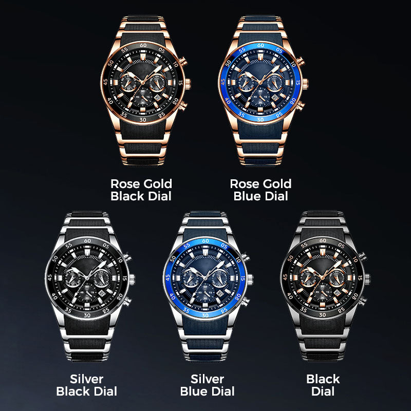 🎁Orologio al quarzo multifunzionale impermeabile