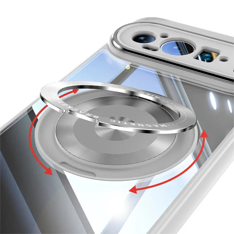 Transparent Magnetic Case with Bracket