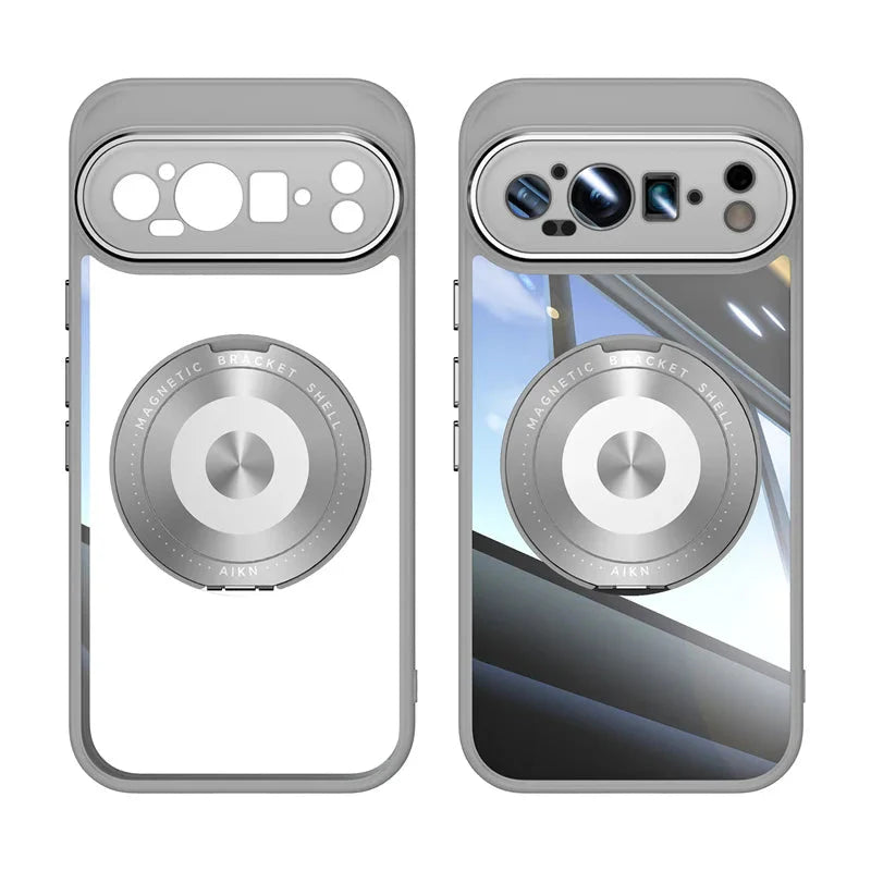 Transparent Magnetic Case with Bracket