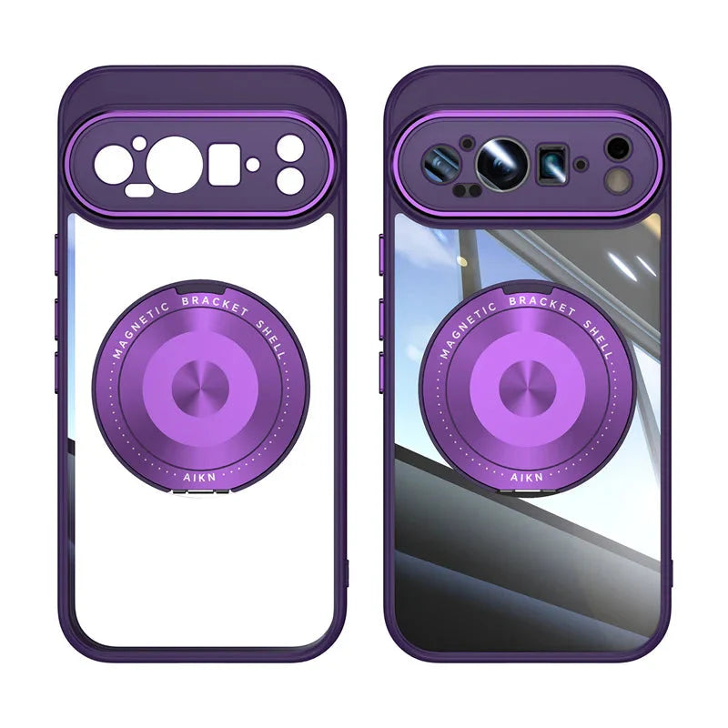 Transparent Magnetic Case with Bracket