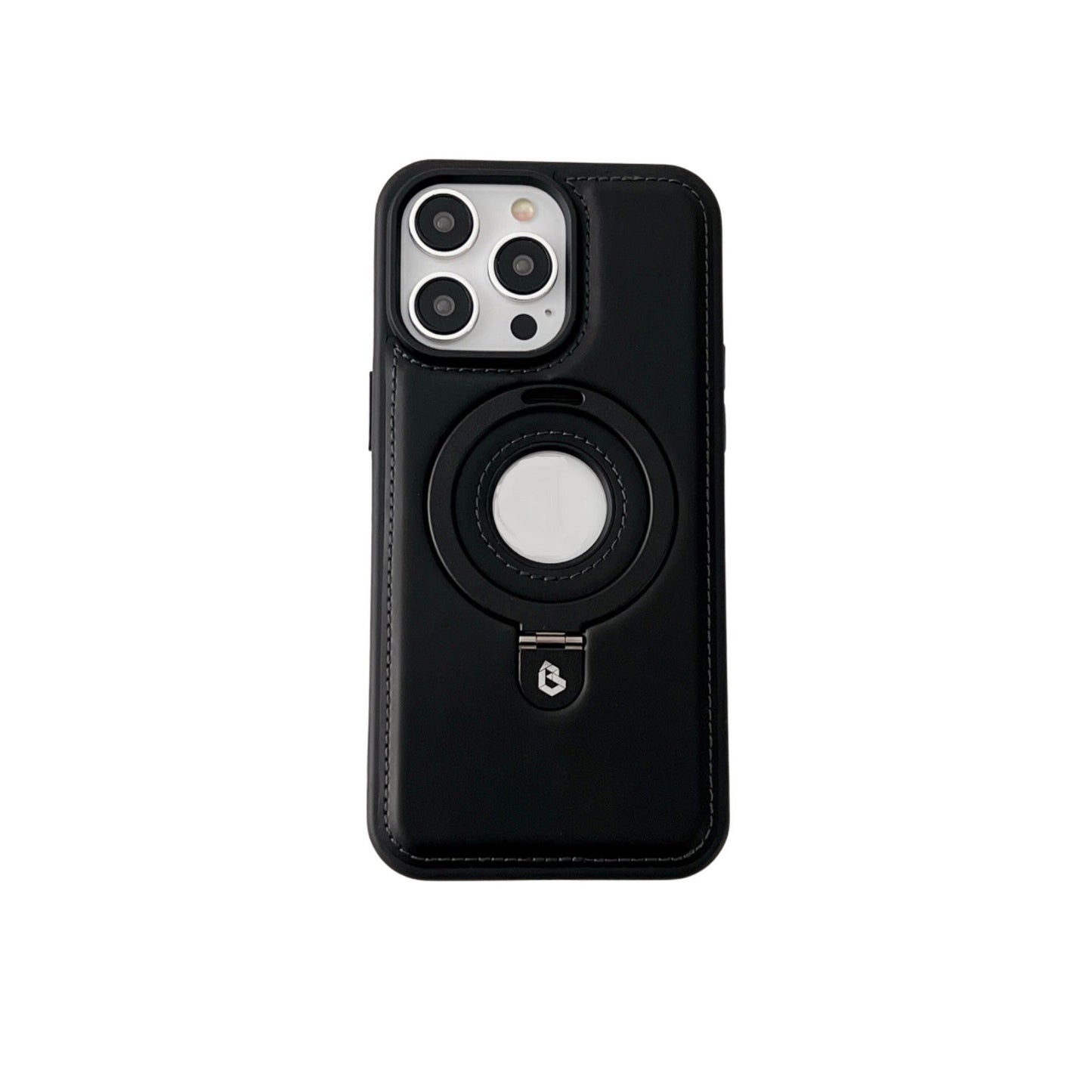 Full Faux Leather Shockproof Magnetic Case for iPhone