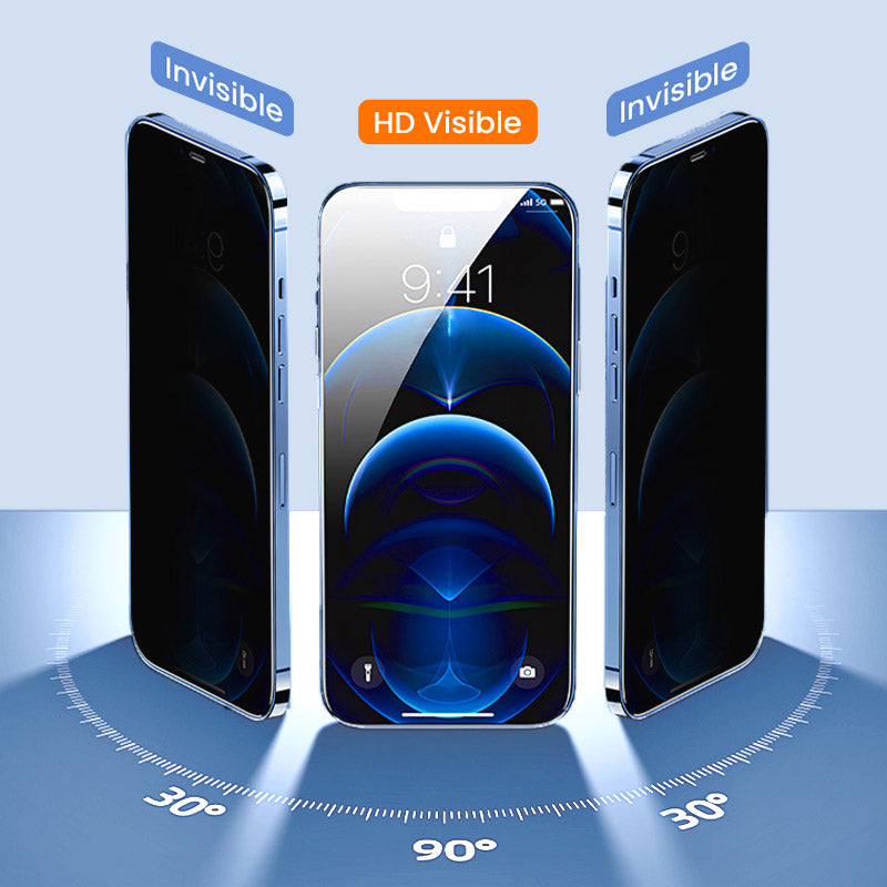 š„50% di scontoš„Pellicola protettiva in vetro temperato 4K HD/anti-peeping con installazione automatica per l'eliminazione della polvere per iPhone