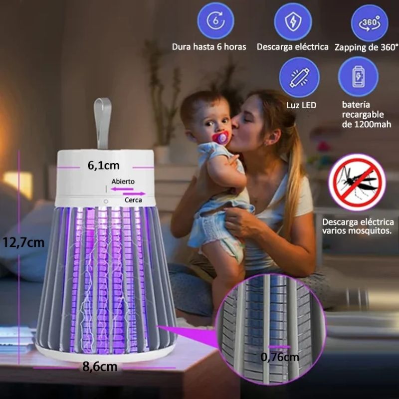 🎁Mata insectos portátil para interiores y exteriores - Fly & Trampa para mosquitos