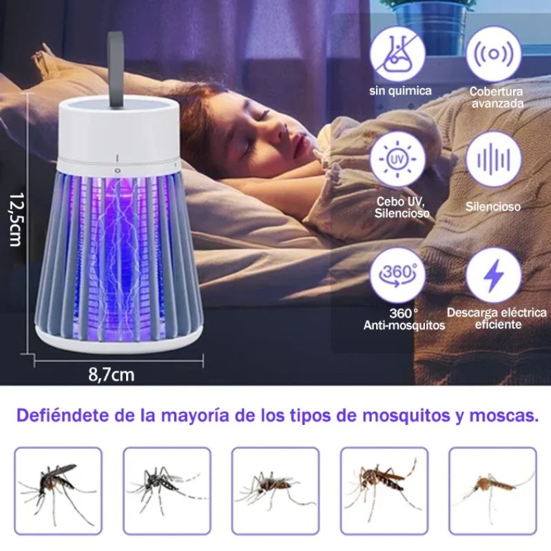 🎁Mata insectos portátil para interiores y exteriores - Fly & Trampa para mosquitos