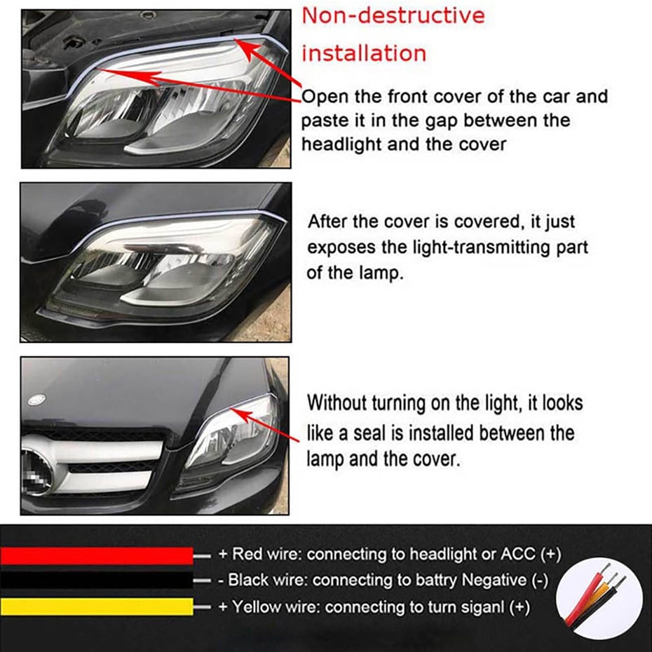2 Pcs/Flexible Car LED Flow🔥Type Auto Signal Light (70% Off ✔)
