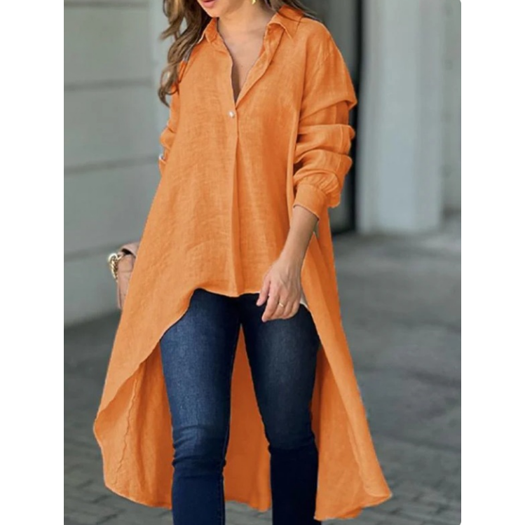 🍁New for autumn✨Nomenoy® Women's Elegant Long Lapel Shirt