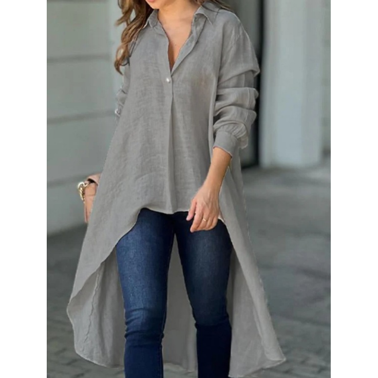 🍁New for autumn✨Nomenoy® Women's Elegant Long Lapel Shirt