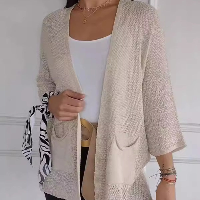 🍁New for autumn✨ Casual Knitted Open Front Coat