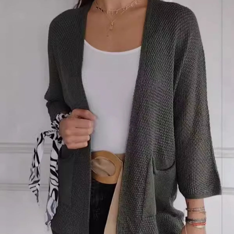 🍁New for autumn✨ Casual Knitted Open Front Coat