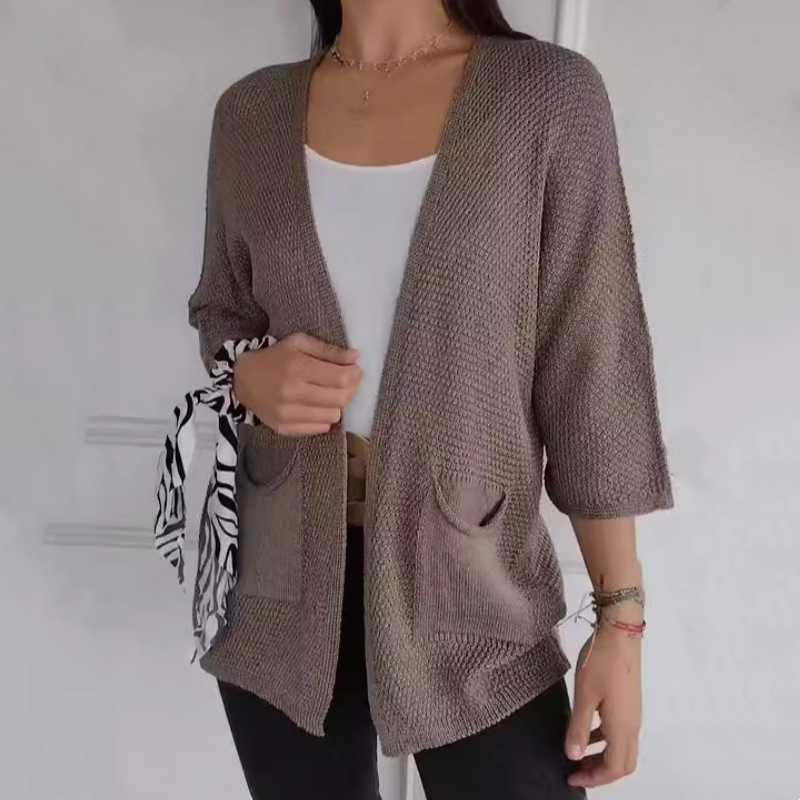 🍁New for autumn✨ Casual Knitted Open Front Coat