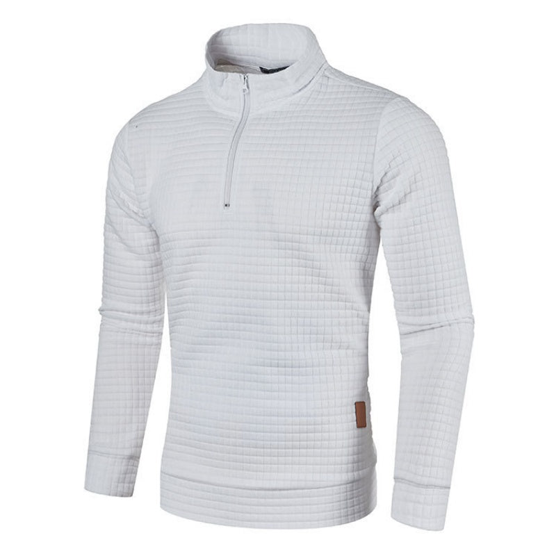 đNew for autumnâ¨Men's Long Sleeve Quarter Zip Pullover Sweater