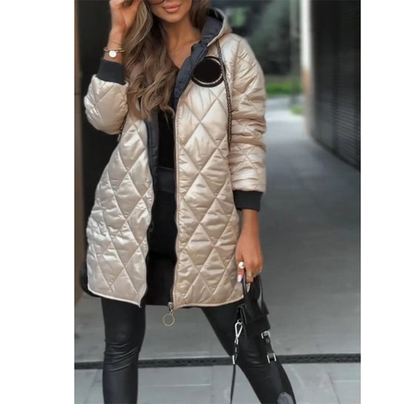 ☃️Warm Winter Series-𝑵𝒐.2 💖Winter Hooded Zipper Warm Padded Jacket for Women