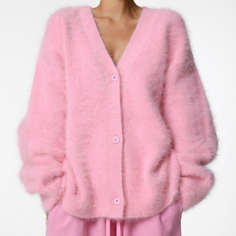 🎉Black Friday Series - Early Bird Price💖Women's Cozy Fuzzy Knit Cardigan
