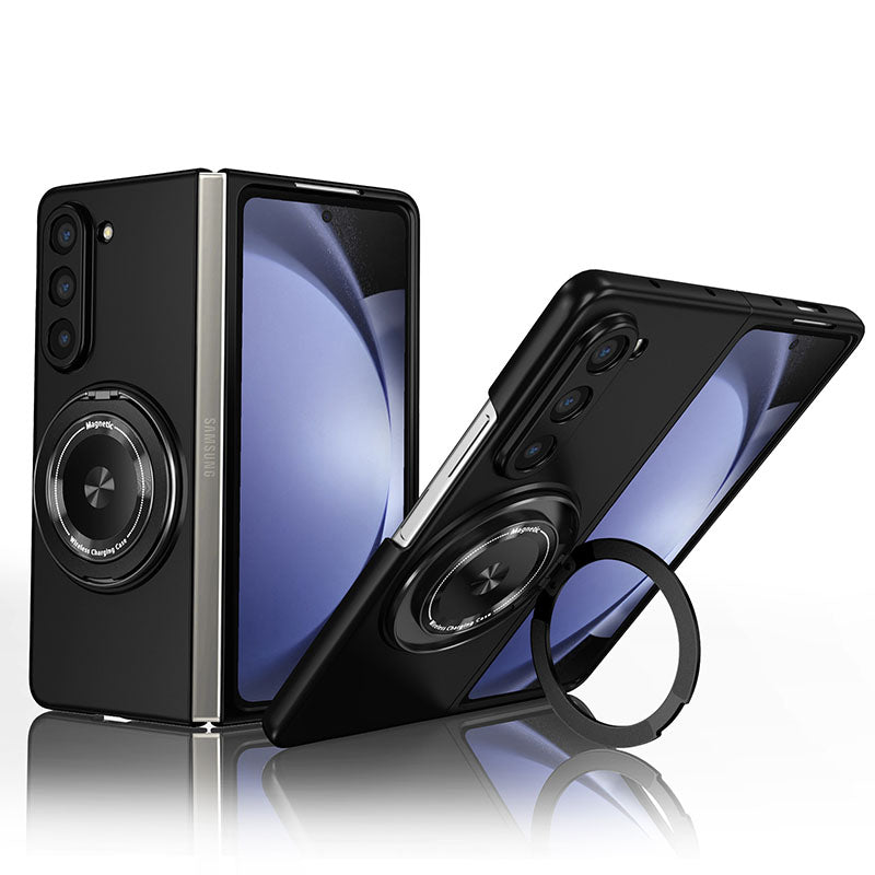 Suitable for Galaxy Z Fold Magnetic Rotating Bracket Mobile Phone Case