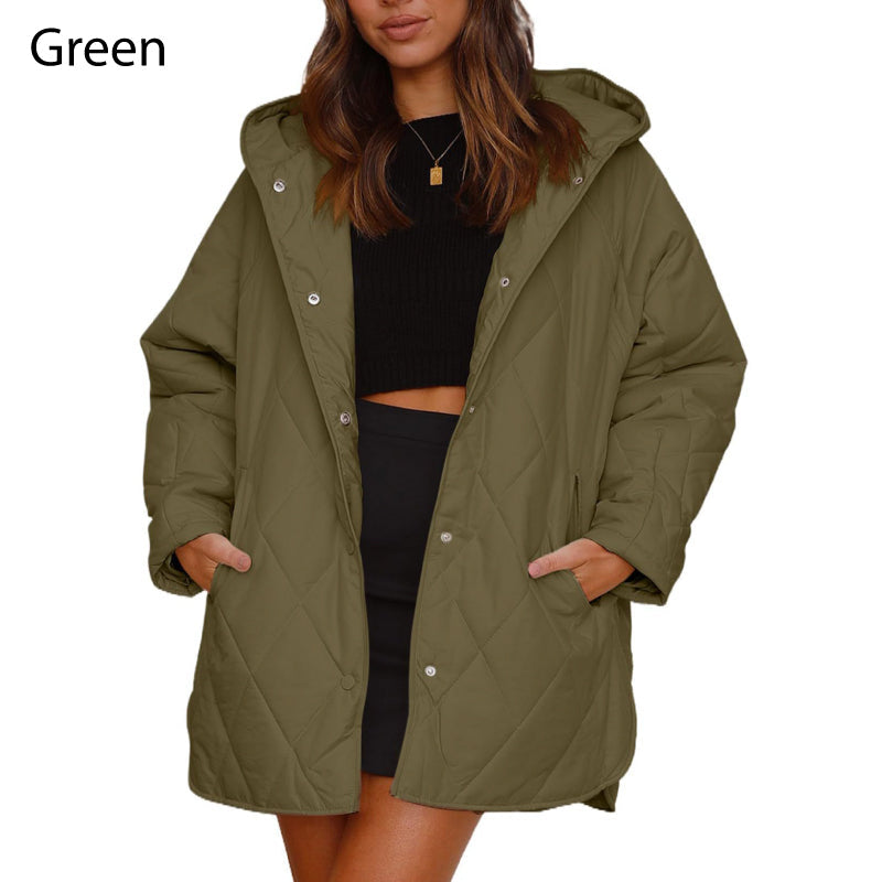 🔆🔆Women's Winter Trendy Lightweight Hooded Quilted Jacket