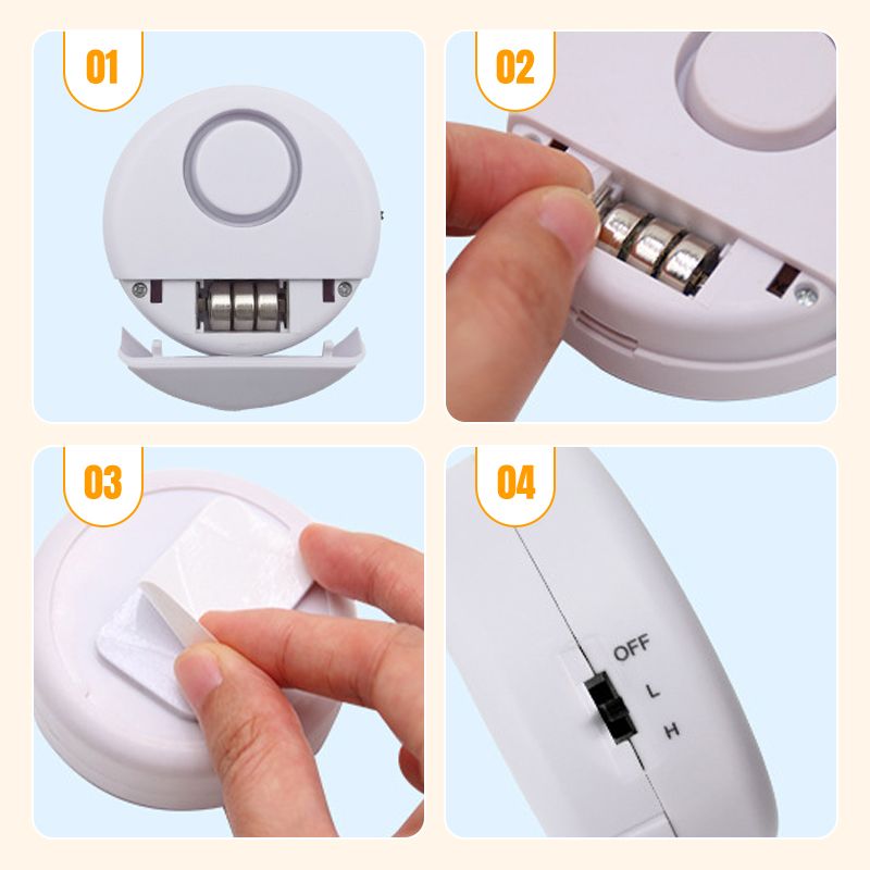 Door and Window Vibration Alarm with Earthquake Sensing