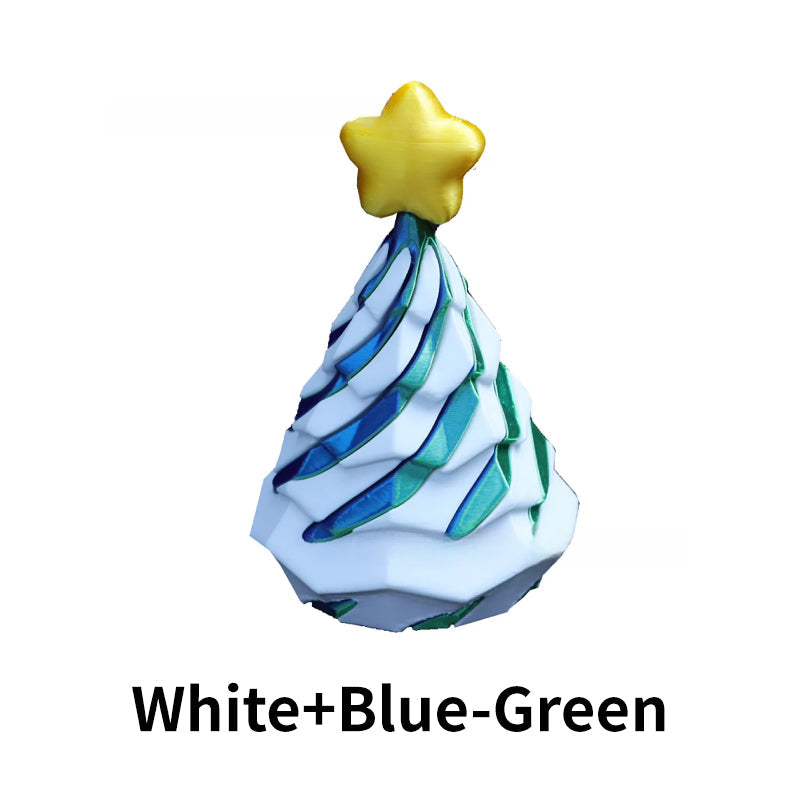 🎉3D Printed Christmas Tree Spiral Cone Fidget Toy