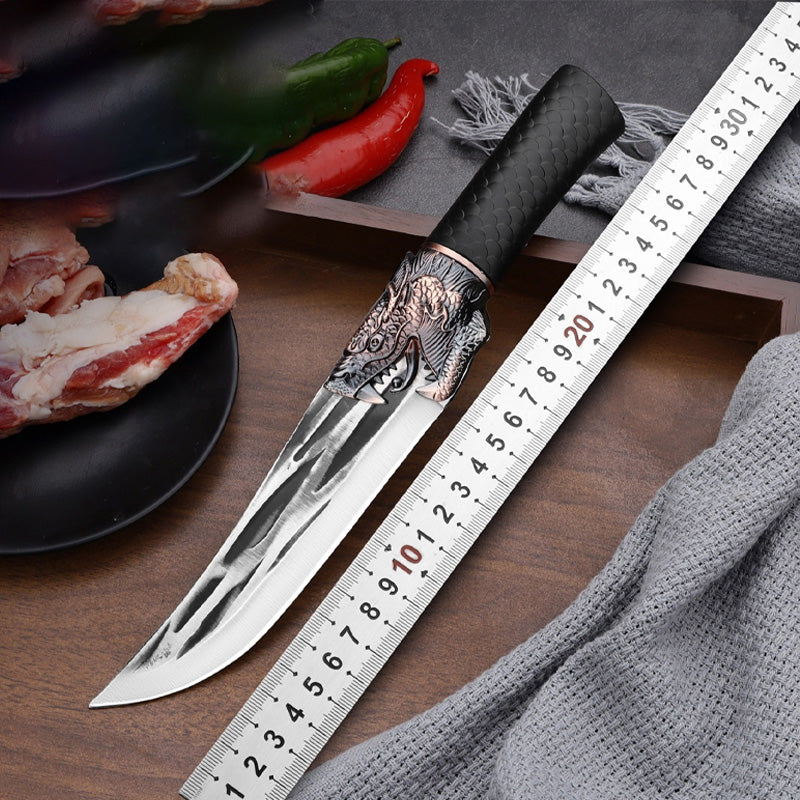 🔥2025 NEW SALES - 50% OFF🔥Bone-cutting Knife with Dragon Decoration and Scabbard