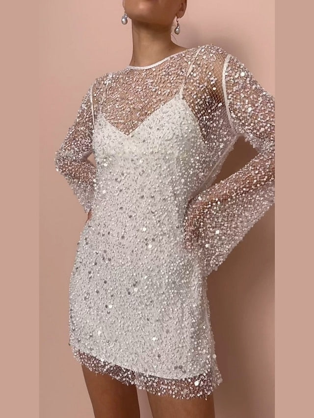 đ„2025 Hot Sale - 49% OFFđ Women's Two Piece Sexy Sequin Dress
