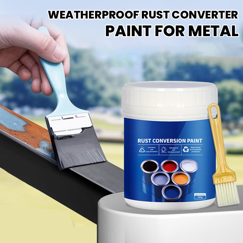 🔥Limit Time 50% OFF🔥Weatherproof Rust Converter Paint for Metal