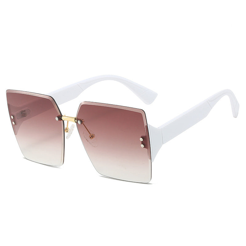 Women's Fashion Frameless Square Sunglasses