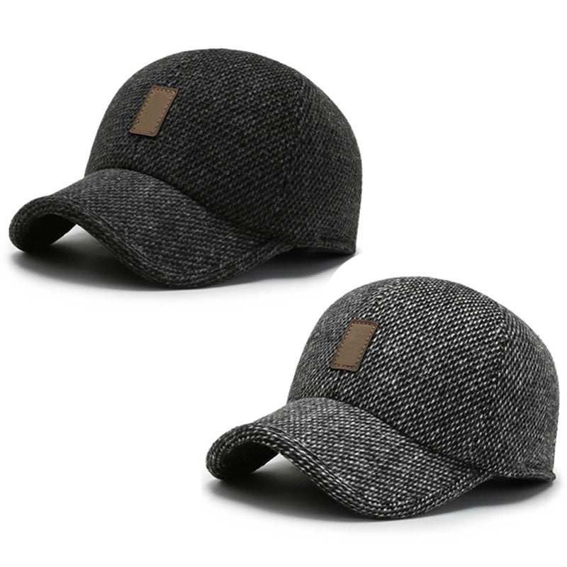 🧢 Cozy Ear Coverage, Toasty Head Warmth | Men's Warm Baseball Cap with Ear Flaps
