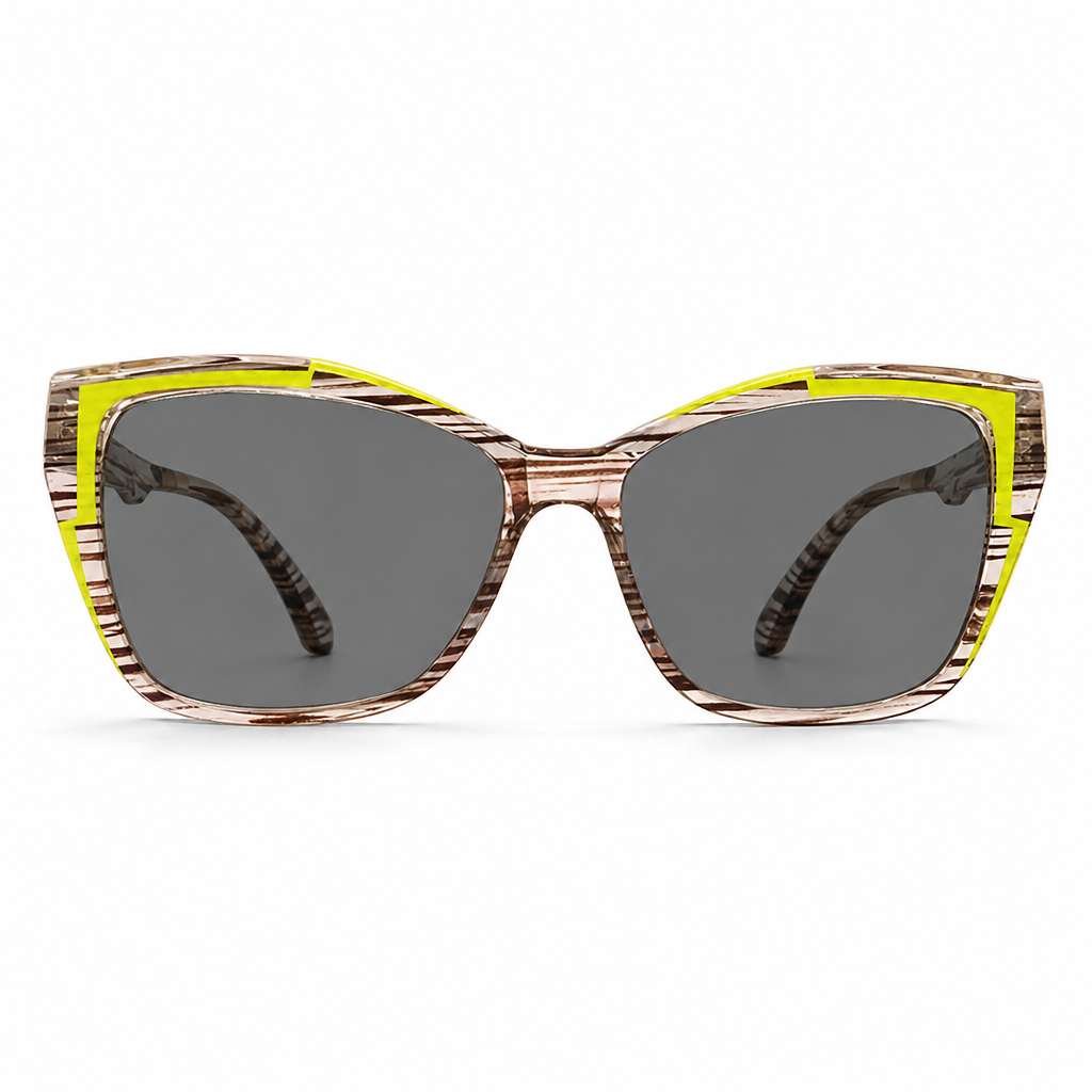 😎Cyberpunk Cat Eye Blue Light Blocking Glasses for Women Trendy Photochromic Clear Lens Eyeglasses