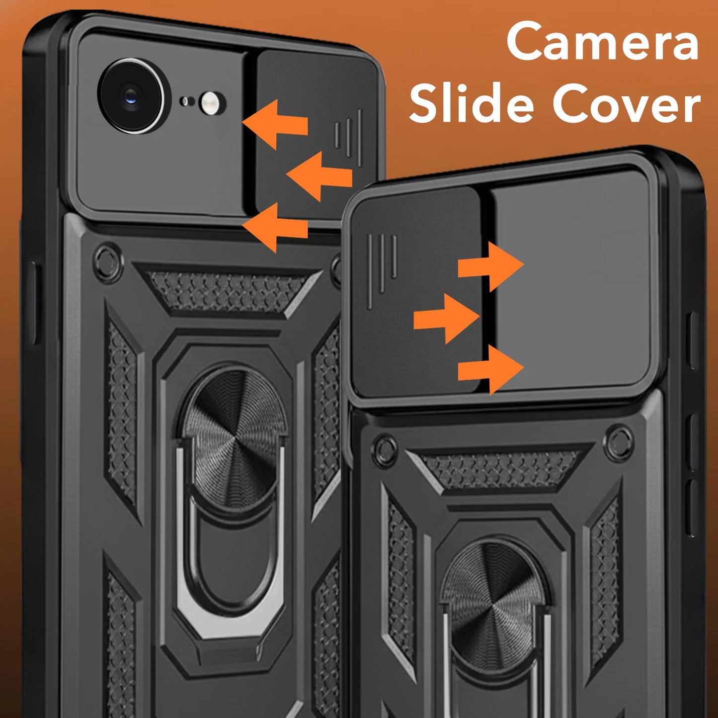 For iPhone Back Cover Case (Hybrid Dual Armor Polycarbonate)