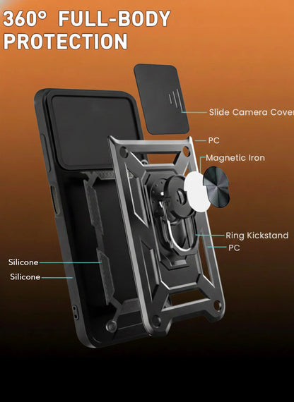 For iPhone Back Cover Case (Hybrid Dual Armor Polycarbonate)