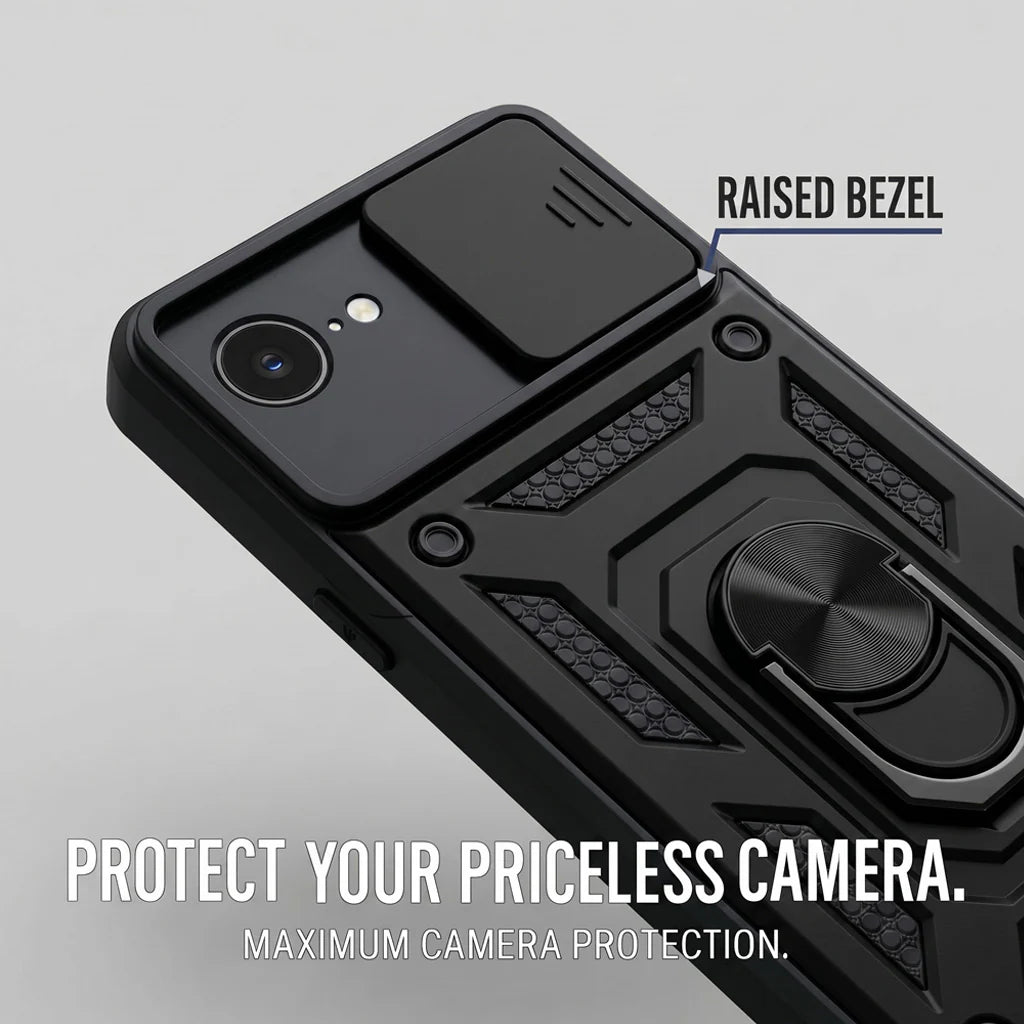 For iPhone Back Cover Case (Hybrid Dual Armor Polycarbonate)