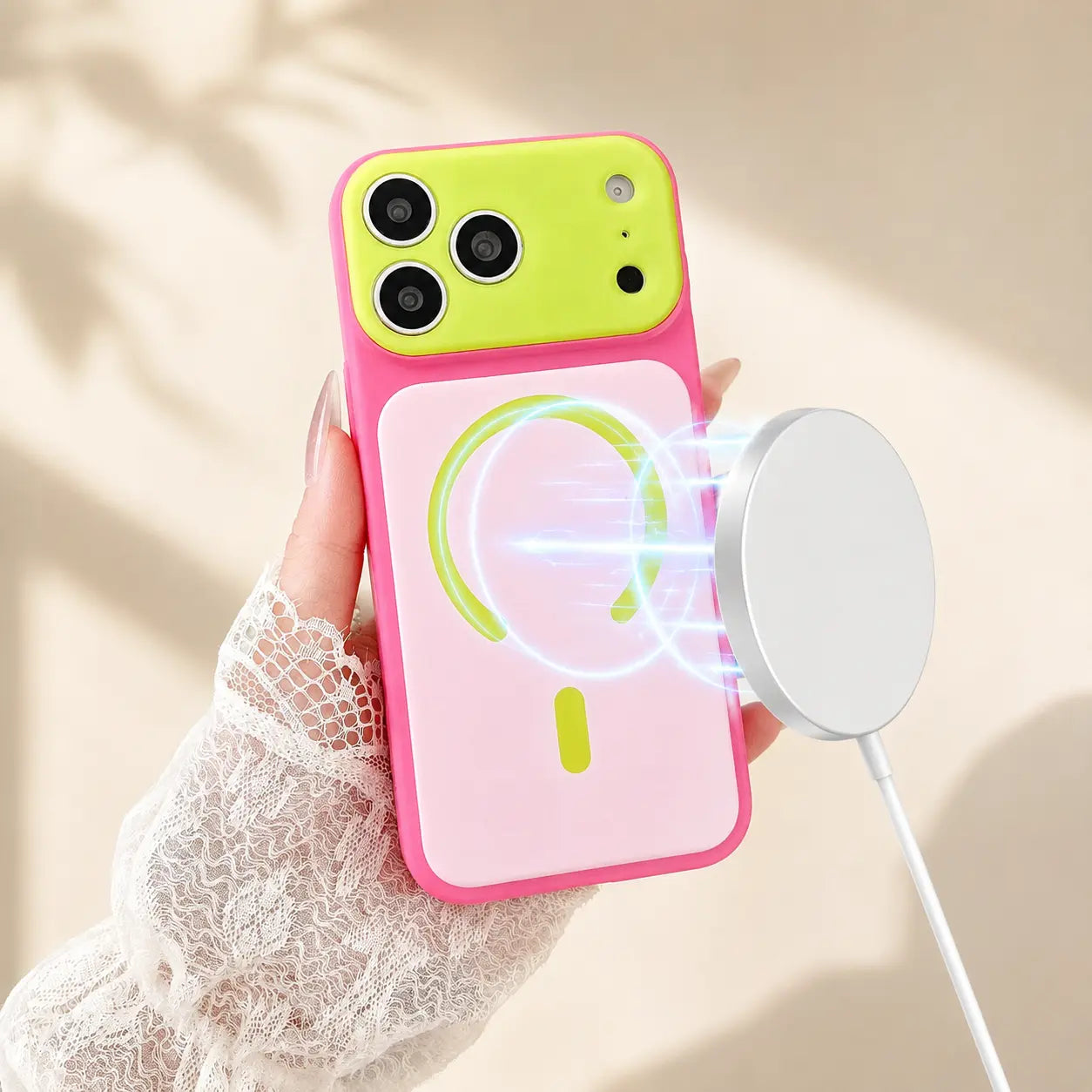 🌞🌈SUMMER HOT SALE💥95K+ SOLD!📱Trendy iPhone Case Hot Sale | Dopamine Color Block MagSafe Case – Ultra-Slim Matte Hard PC Cover for iPhone 17 Pro Max UK🇬🇧