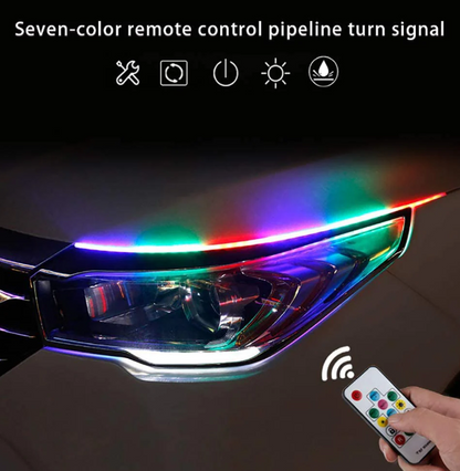 2 Pcs/Flexible Car LED with 🔥 Remote Control (70% Off ✔)