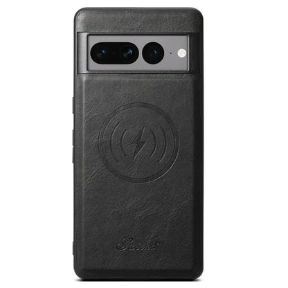 Magnetisk läderfodral med plånbok för Google Pixel-serien