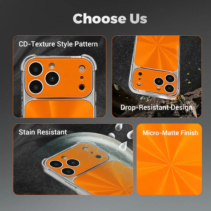 Quad-corner Drop-proof CD-texture Case for Phone