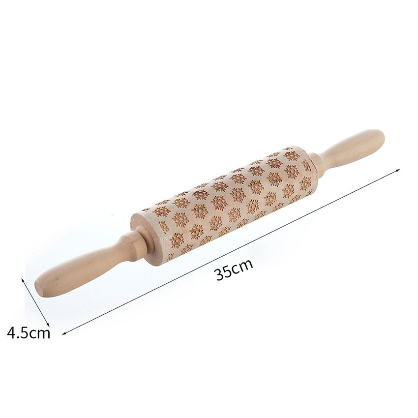 🎄Christmas Promotion 50% OFF🎅✨Christmas rolling pin🍪
