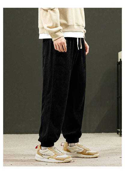 🎁Christmas sale🎅Fashion Corduroy Fabric Men's Casual Soft Pants