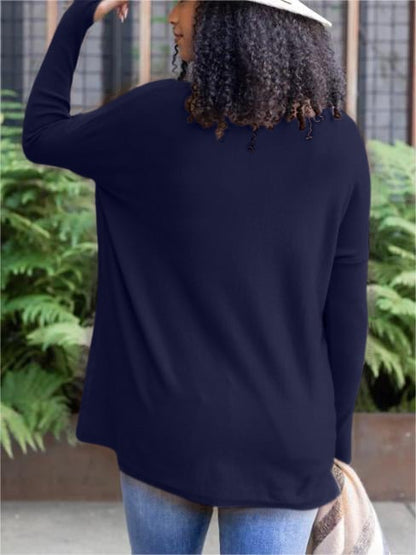 🍁New for autumn✨LONG SLEEVE THUMBHOLE SWEATER POCKET TUNIC