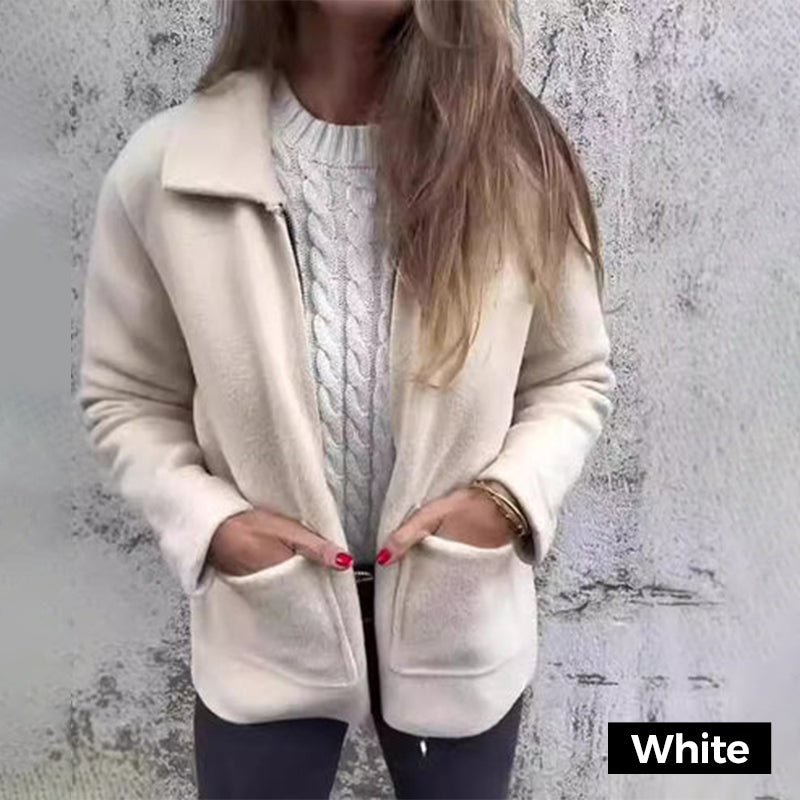 🎁Hot-Sale:50% OFF🔥Women's Knitted Zipper Coat With Pockets