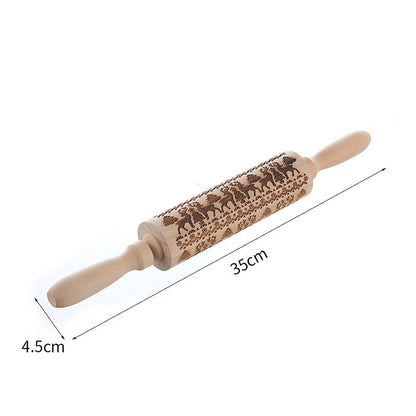 🎄Christmas Promotion 50% OFF🎅✨Christmas rolling pin🍪
