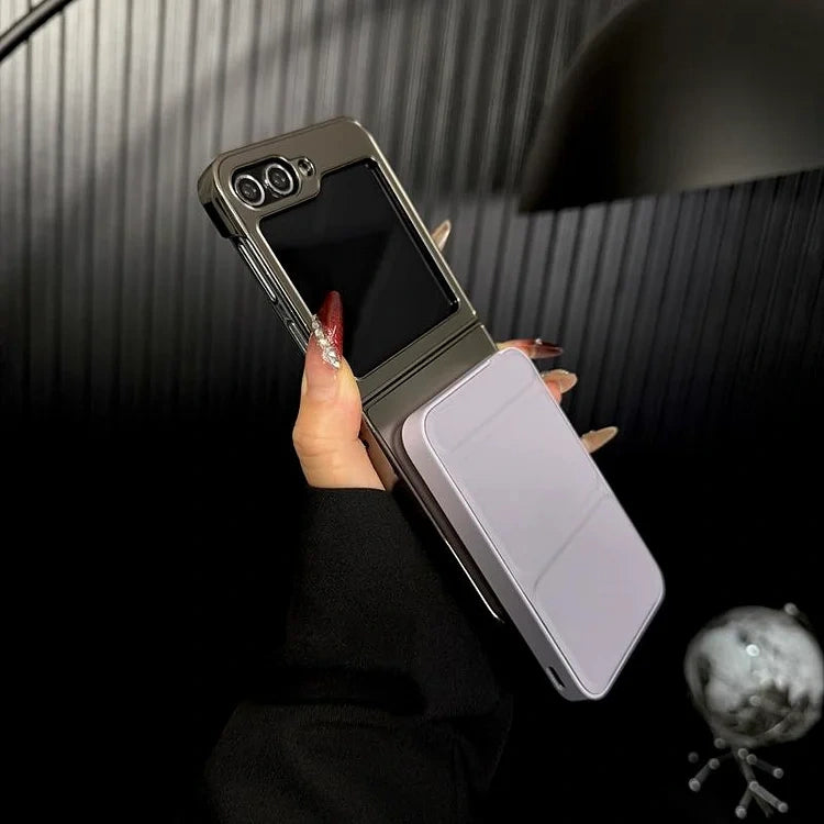 Electroplated Frosted Magnetic Cover for Samsung Galaxy Z Flip 3/4/5/6/7