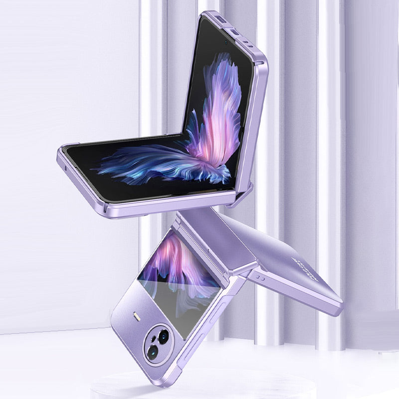 Enhanced Hinge Protection Electroplating Case for Samsung Galaxy Z Flip 7/6/5/4/3