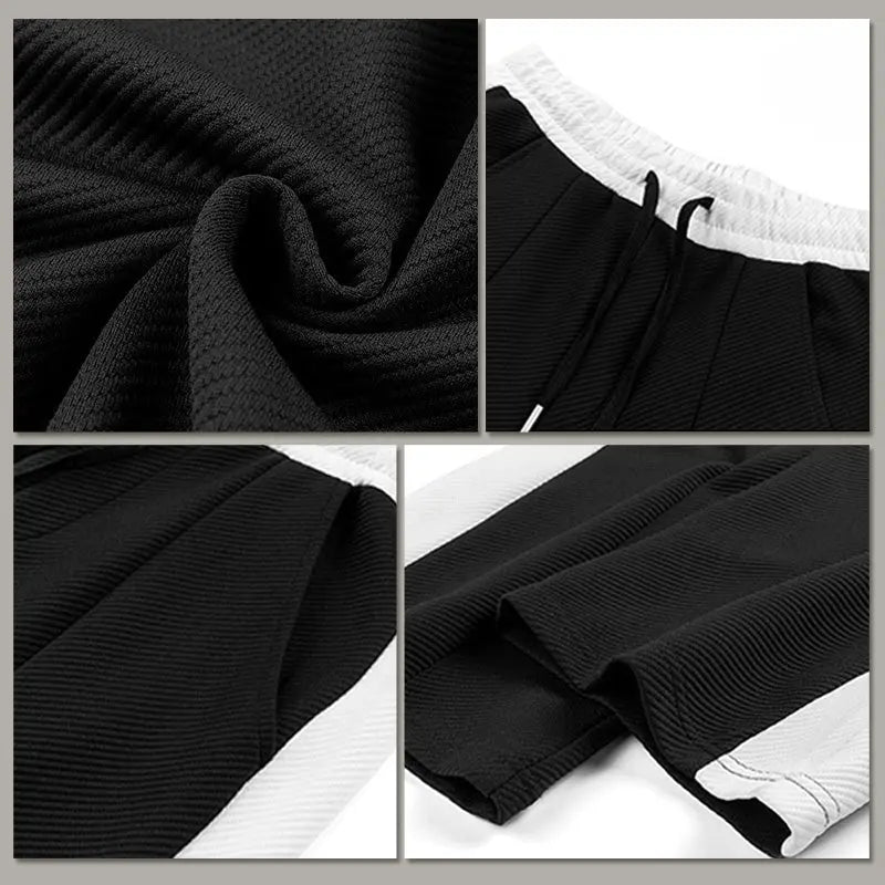 🎉Black Friday Series - Early Bird Price💖Men's Outfit Casual 2 Piece Contrast Sports Jogging Tracksuits Set