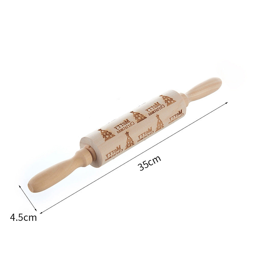 🎄Christmas Promotion 50% OFF🎅✨Christmas rolling pin🍪