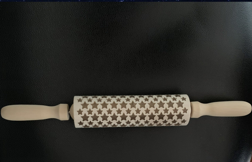 🎄Christmas Promotion 50% OFF🎅✨Christmas rolling pin🍪
