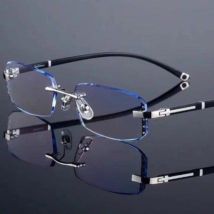 ✨Sapphire high hardness✨Anti blue progressive Far And Near Dual-Use Reading Glasses
